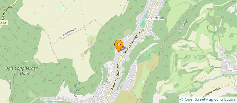 localisation de l'entreprise LES 4 ANNEAUX  ALGRANGE