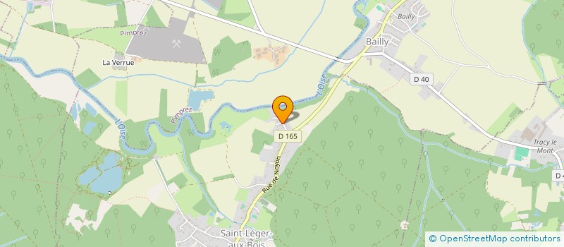 localisation de l'entreprise LES 4 ARCH  SAINT-LEGER-AUX-BOIS