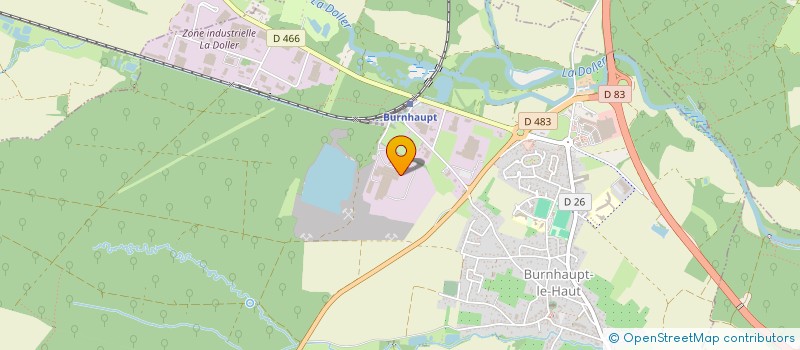 localisation de l'entreprise LES 4 AS  BURNHAUPT-LE-HAUT