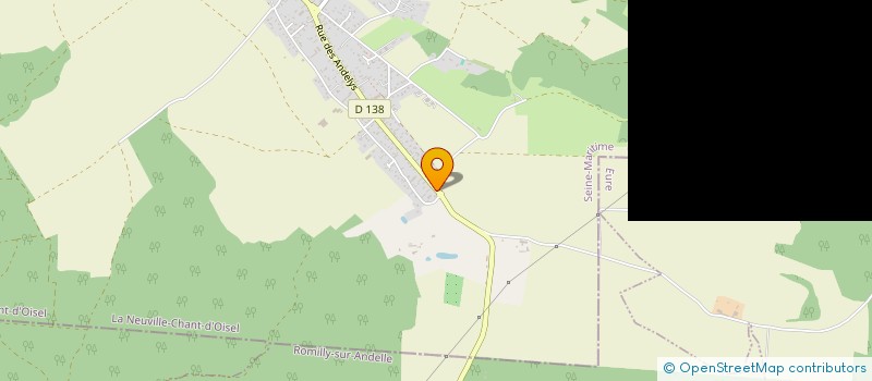 localisation de l'entreprise LES 4 AS  LA NEUVILLE-CHANT-D'OISEL