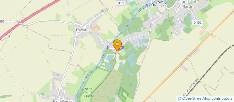 localisation de l'entreprise LES 4 AS  THUN-L'EVEQUE