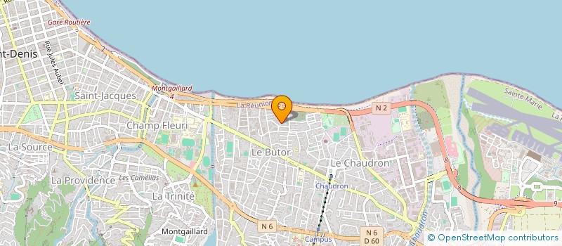 localisation de l'entreprise LES 4 ATELIERS à SAINT-DENIS