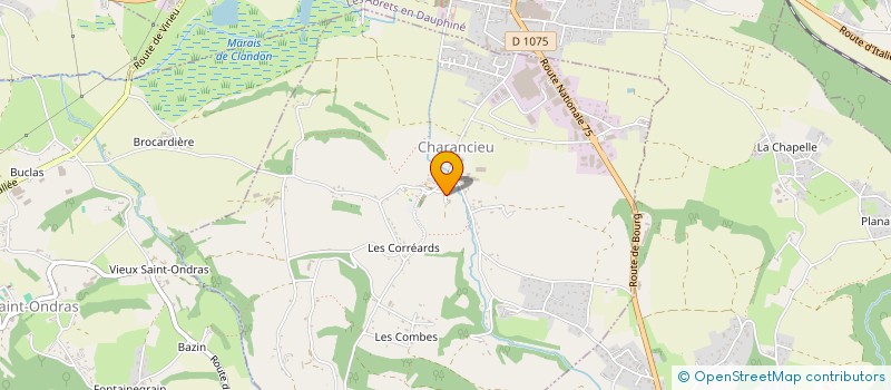 localisation de l'entreprise LES 4 B à CHARANCIEU