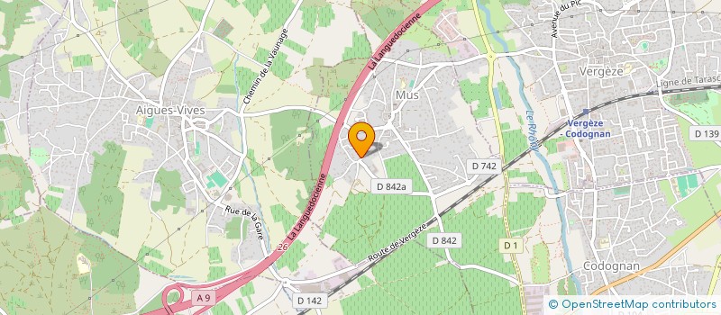 localisation de l'entreprise LES 4 B  MUS