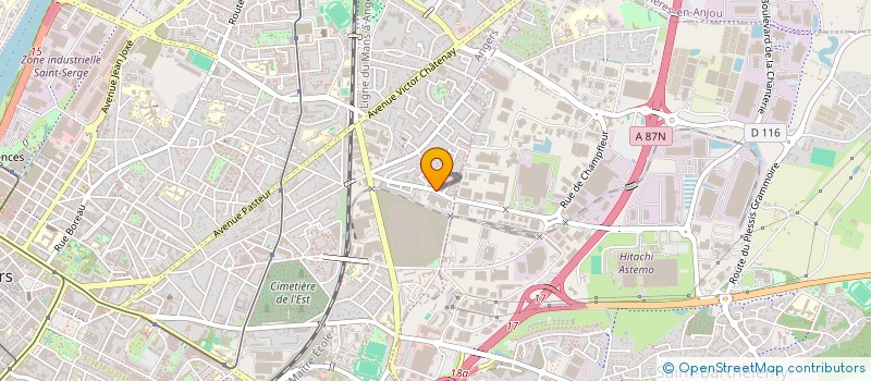 localisation de l'entreprise LES 4 B à ANGERS