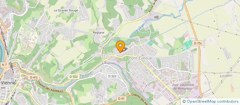 localisation de l'entreprise LES 4 BAY  PONT-EVEQUE