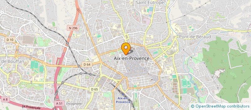 localisation de l'entreprise LES 4 C à AIX EN PROVENCE