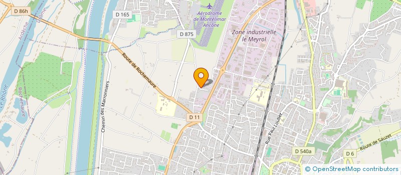 localisation de l'entreprise LES 4 C à MONTELIMAR