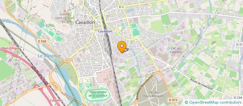 localisation de l'entreprise LES 4 C  CAVAILLON
