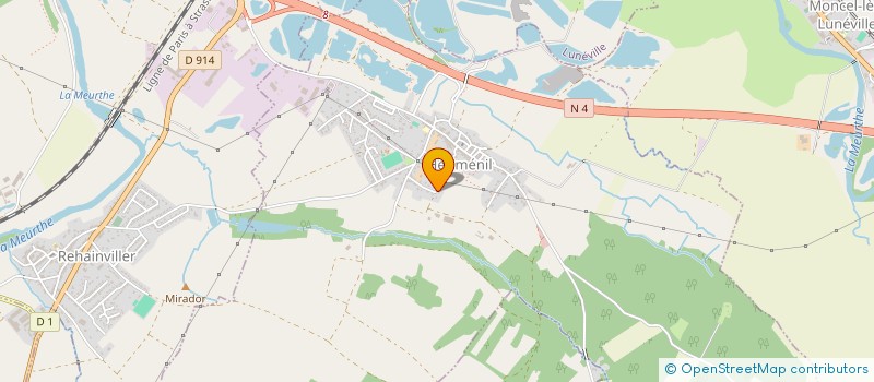 localisation de l'entreprise LES 4 C  HERIMENIL