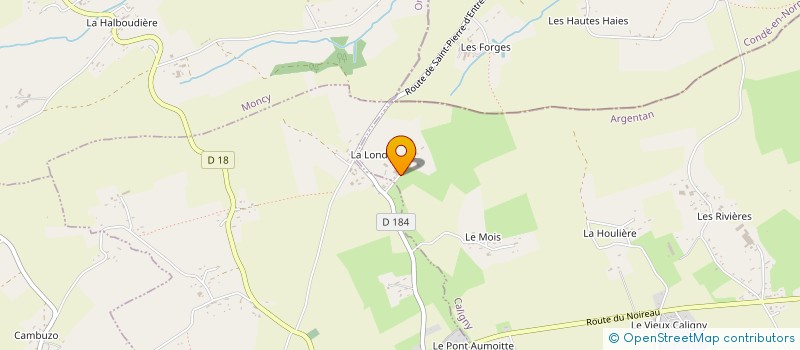 localisation de l'entreprise LES 4 C à CALIGNY