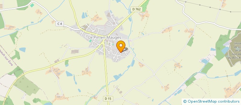 localisation de l'entreprise LES 4 C  BEAUPREAU-EN-MAUGES