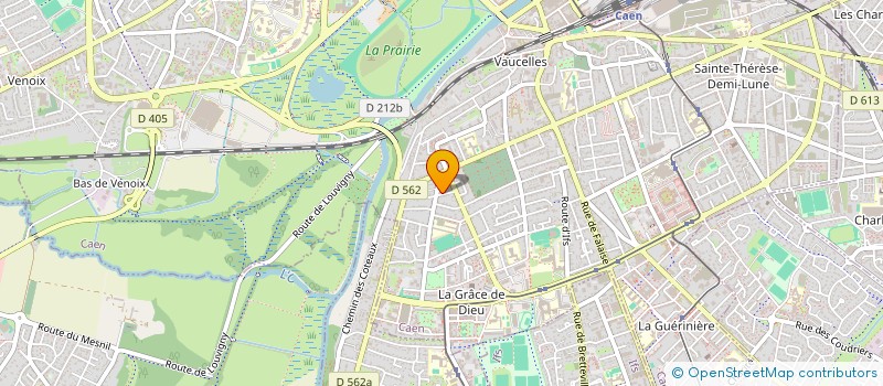 localisation de l'entreprise LES 4 C. à CAEN
