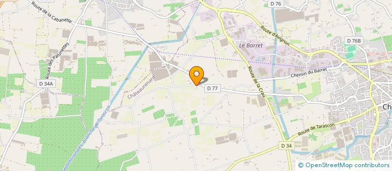 localisation de l'entreprise LES 4 C  CHATEAURENARD