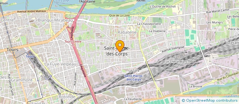 localisation de l'entreprise LES 4 CEDRES  SAINT-PIERRE-DES-CORPS