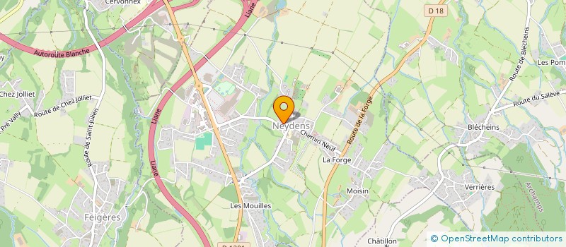 localisation de l'entreprise LES 4 CERISIERS  NEYDENS