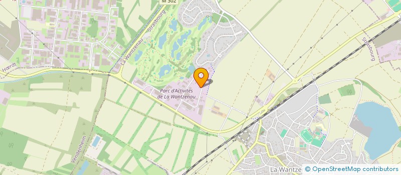 localisation de l'entreprise LES 4 CF  LA WANTZENAU