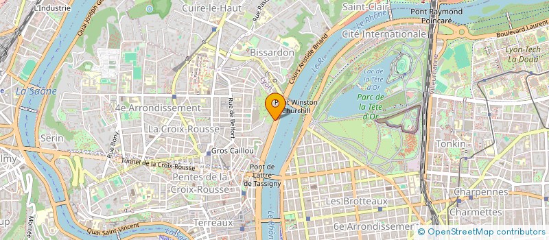 localisation de l'entreprise LES 4 CHAPEAUX  LYON