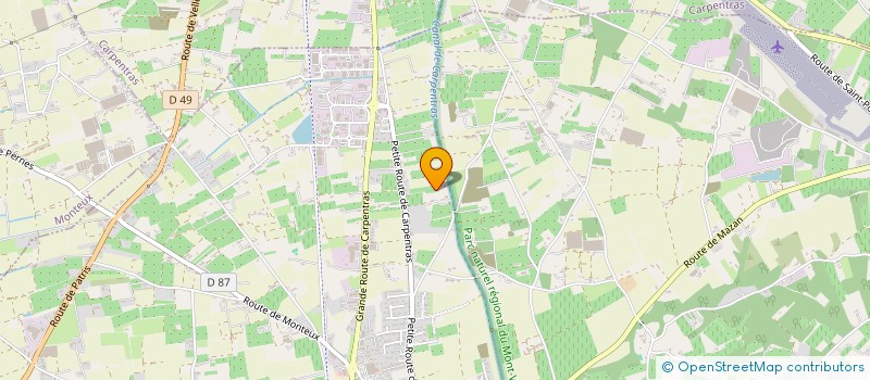 localisation de l'entreprise LES 4 CHENES  PERNES-LES-FONTAINES