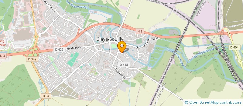 localisation de l'entreprise LES 4 CLEFS  CLAYE-SOUILLY