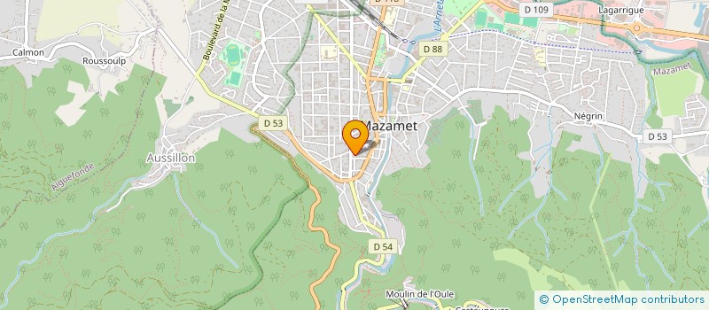 localisation de l'entreprise LES 4 COLLINES à MAZAMET
