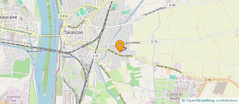 localisation de l'entreprise LES 4 COUZES  TARASCON