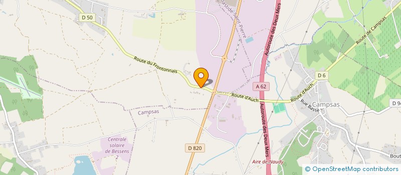 localisation de l'entreprise LES 4 D  MONTBARTIER