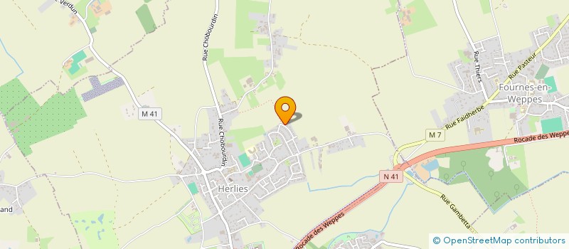 localisation de l'entreprise LES 4 D.S  HERLIES