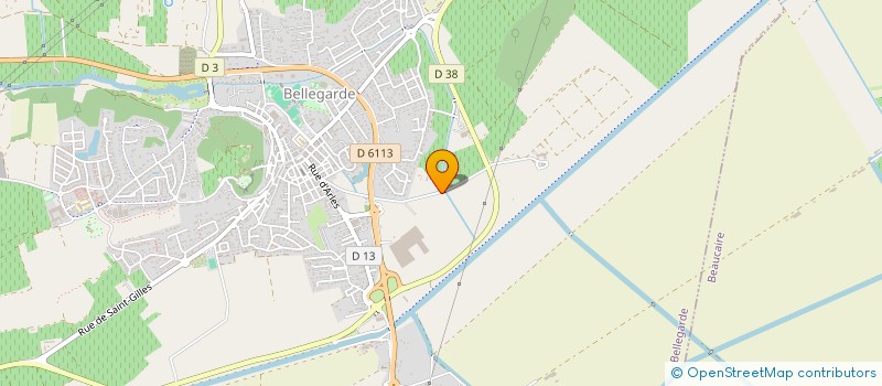 localisation de l'entreprise LES 4 DELICES à BELLEGARDE