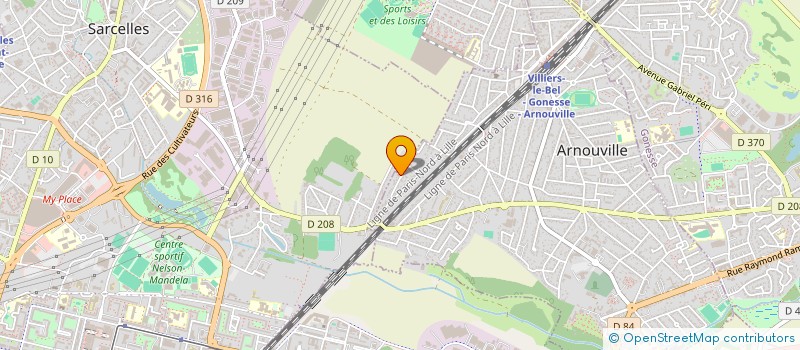 localisation de l'entreprise LES 4 DIRIL  ARNOUVILLE