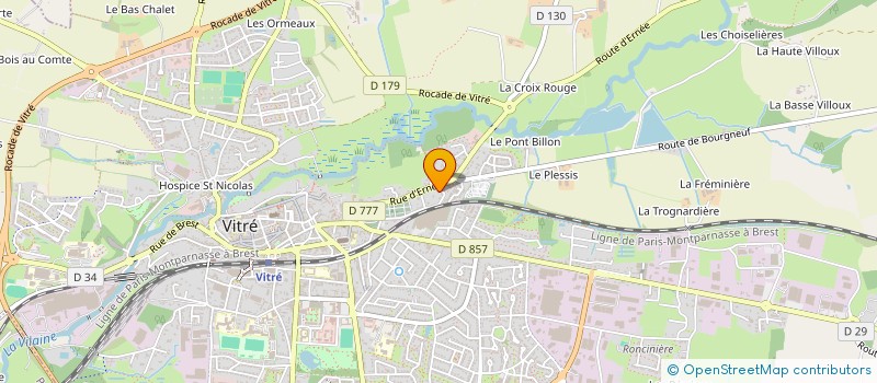 localisation de l'entreprise LES 4 DUNES  VITRE