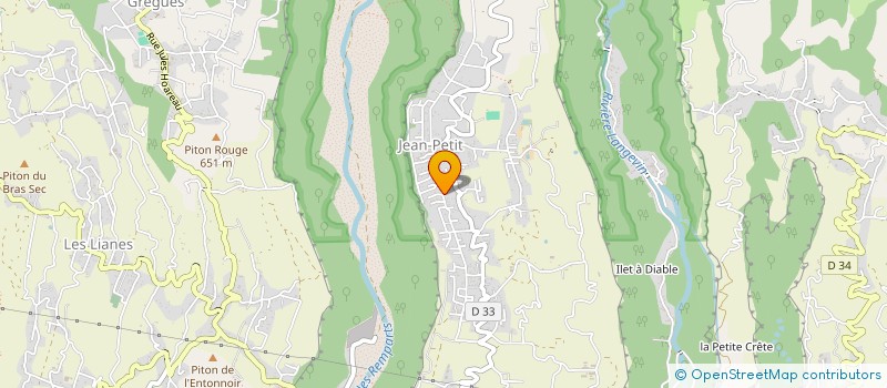 localisation de l'entreprise LES 4 E  SAINT-JOSEPH