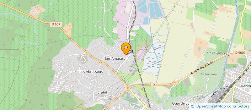 localisation de l'entreprise LES 4 EL  NARBONNE