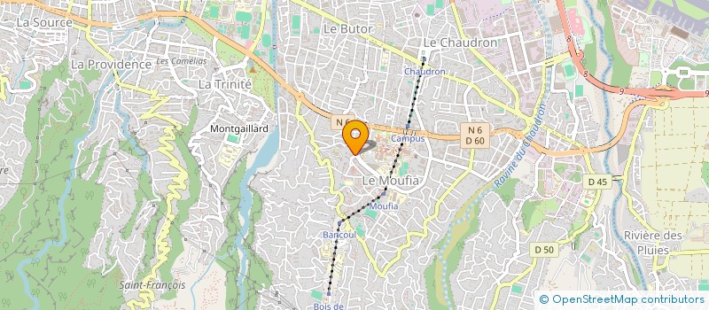 localisation de l'entreprise LES 4 ELEMENTS  SAINT-DENIS