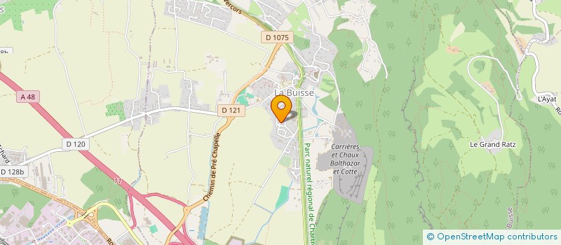 localisation de l'entreprise LES 4 EPICES  COUBLEVIE