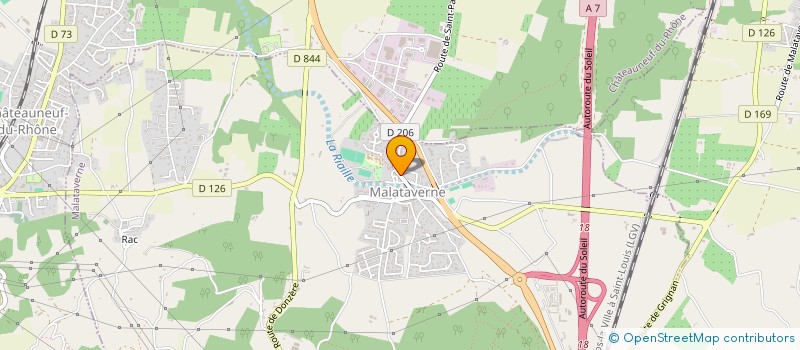 localisation de l'entreprise LES 4 EPICES  MALATAVERNE