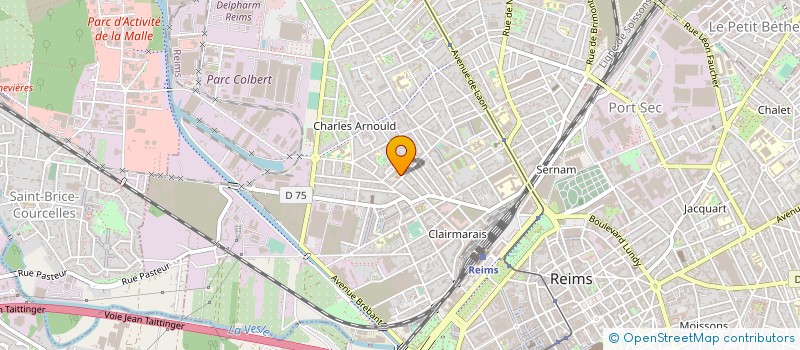 localisation de l'entreprise LES 4 EPIS à REIMS