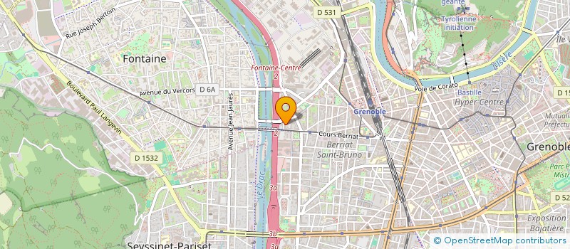 localisation de l'entreprise LES 4 EPIS  GRENOBLE