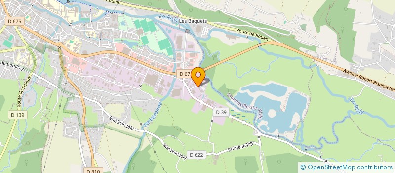 localisation de l'entreprise LES 4 EPIS  PONT-AUDEMER