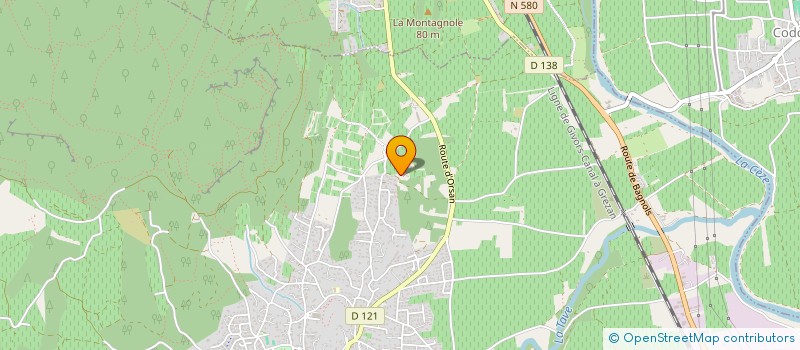 localisation de l'entreprise LES 4 ETOILES  LAUDUN-L'ARDOISE