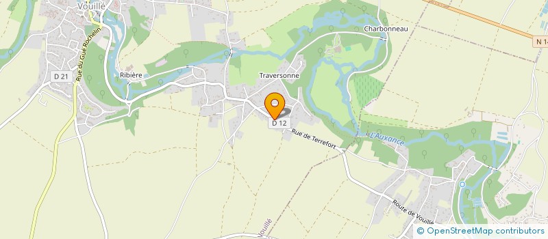 localisation de l'entreprise LES 4 F à VOUILLE