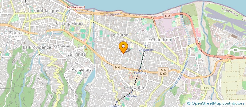 localisation de l'entreprise LES 4 FANTASTIQUES à SAINT-DENIS