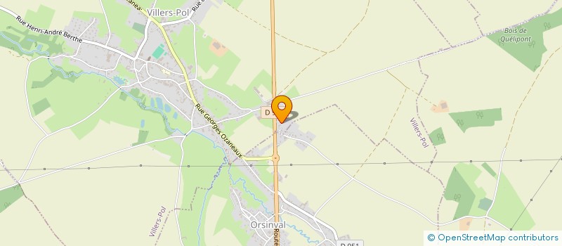 localisation de l'entreprise LES 4 FANTASTIQUES  VILLERS-POL