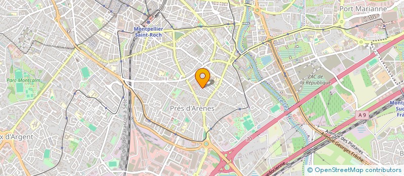 localisation de l'entreprise LES 4 FANTASTIQUES à MONTPELLIER