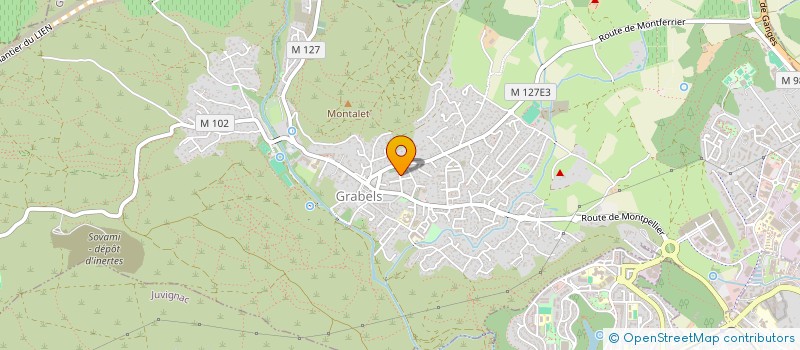 localisation de l'entreprise LES 4 FANTASTIQUES  GRABELS