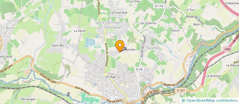 localisation de l'entreprise LES 4 FANTASTIQUES  SAINT-GERMAIN-NUELLES