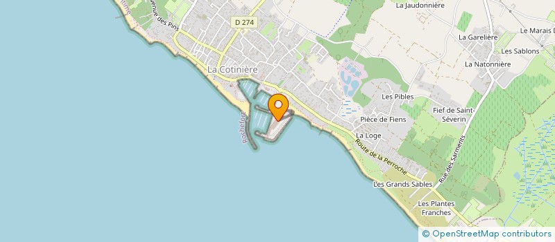 localisation de l'entreprise LES 4 FANTASTIQUES  SAINT-PIERRE-D'OLERON