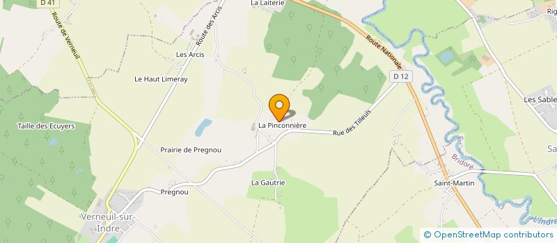 localisation de l'entreprise LES 4 FANTASTIQUES  VERNEUIL-SUR-INDRE