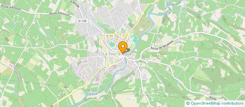 localisation de l'entreprise LES 4 FERS  LA TOUR-D'AIGUES