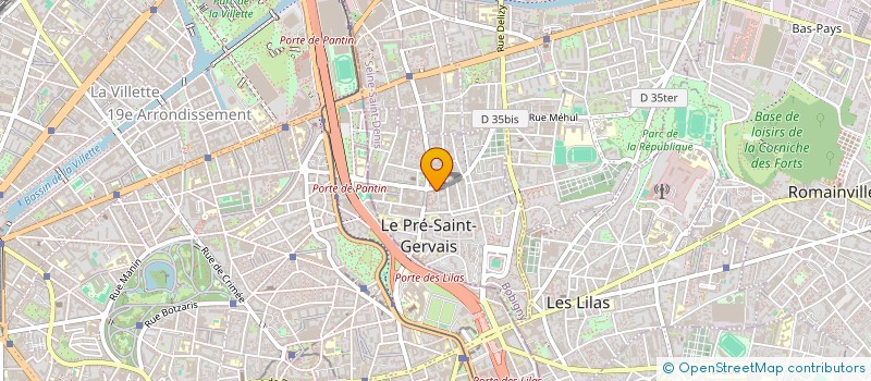 localisation de l'entreprise LES 4 FRERES à LE PRE-SAINT-GERVAIS